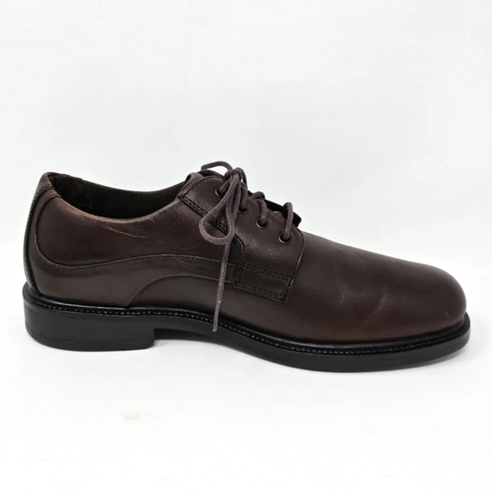 Nunn Bush Denali Waterproof Leather Comfort Shoes Gel Brown Oxfords Size 9.5‎